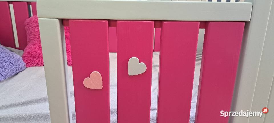 Drewniane łóżeczko łóżko dzieci 90x190 RATY 99cm Włocławek