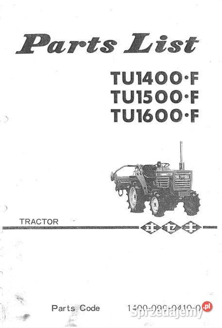 Iseki TU1400 TU1500 TU1600 katalog części Kielce