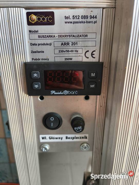 Suszarka do pyłku i dekrystalizator 2w1 BARĆ lubelskie Sosnówka