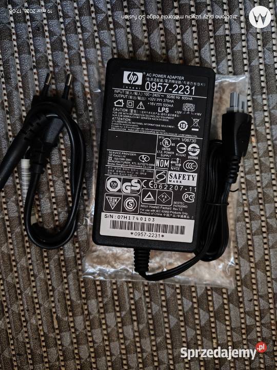 Zasilacz HP drukarkaskaner Międzyrzec Podlaski