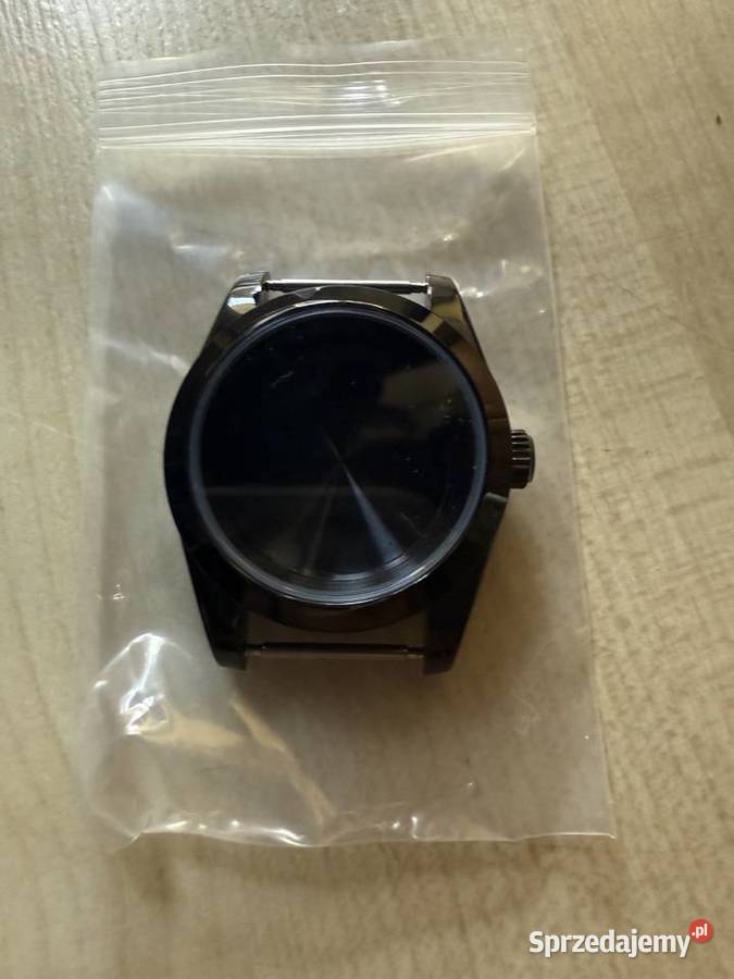 Koperta Zegarka ze szkłem szafirowym 40MM czarna Pozostałe Kielce sprzedam