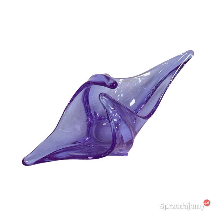 Misa koszyk szkło neodymowe Zelezn Brod ZBS proj Porcelana i szkło Warszawa