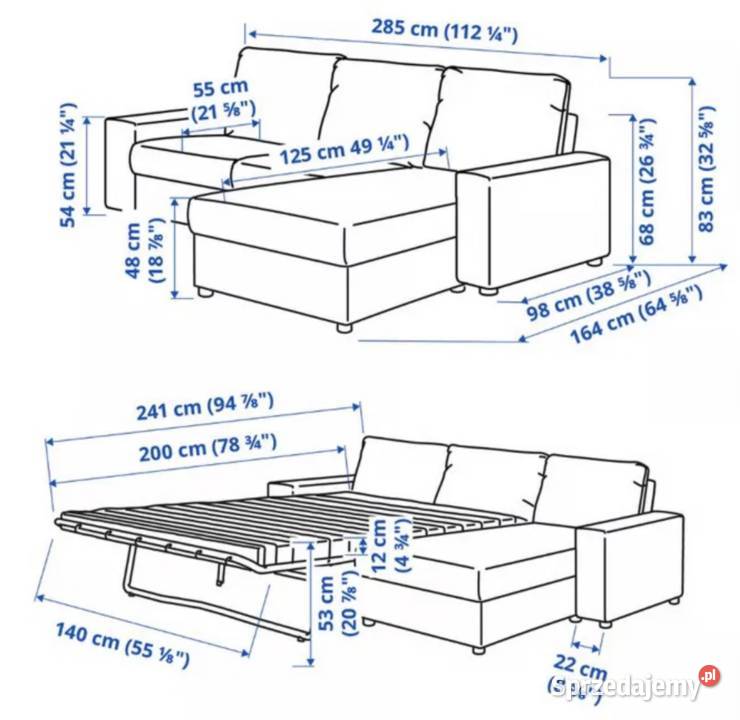 Sprzedam sofę IKEA Vimle