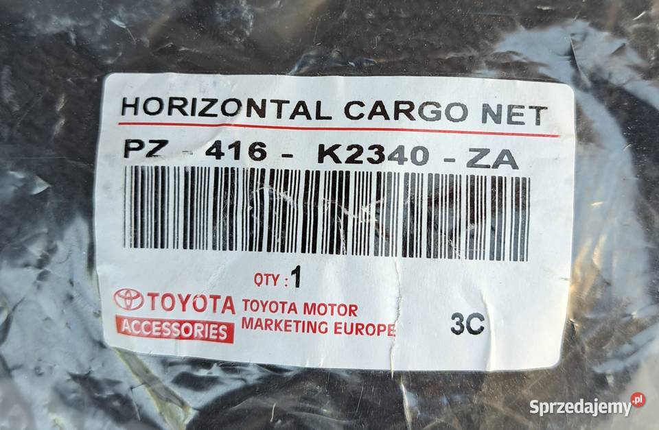 Siatka Bagażnika Toyota RAV4 Highlander Land sprzedam
