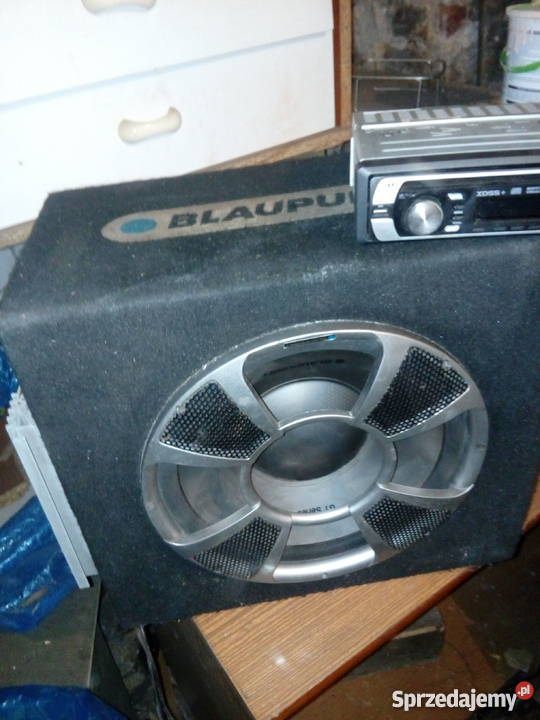 Skrzynia Basowa Blaupunkt 400w wzmacniacz Zabrze
