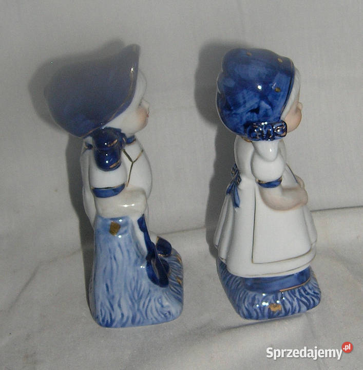 figurki vintage ogrodnik i ogrodniczkaBDvin Bartków
