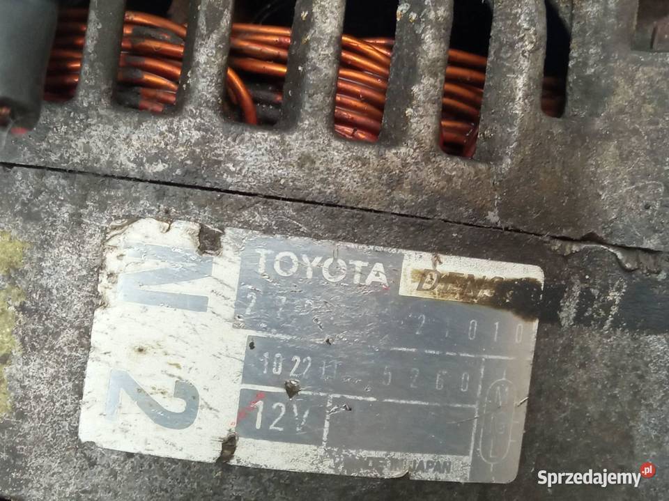 ALTERNATOR 10 16V Toyota Yaris I 19992005 Rok produkcji 2001 sprzedam