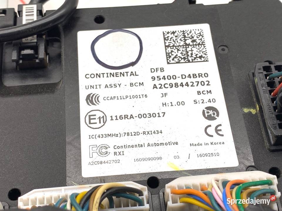 MODUŁ KOMFORTU BCM KIA OPTIMA 95400D4BR0 osobowe