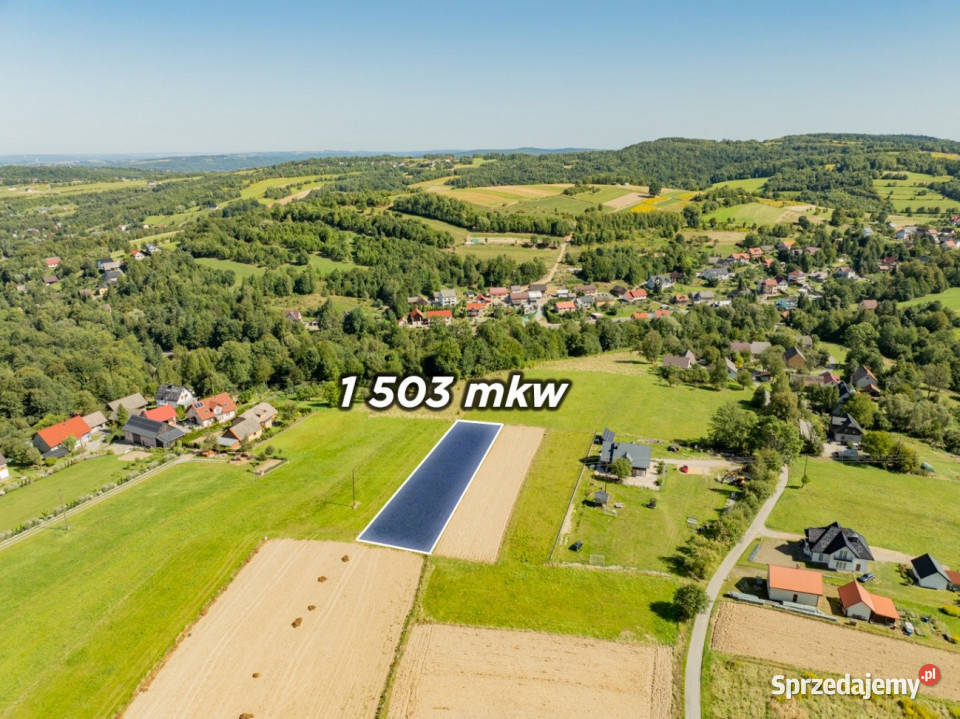 Działka budowlana 1 503 m MPZP MN Skawinki