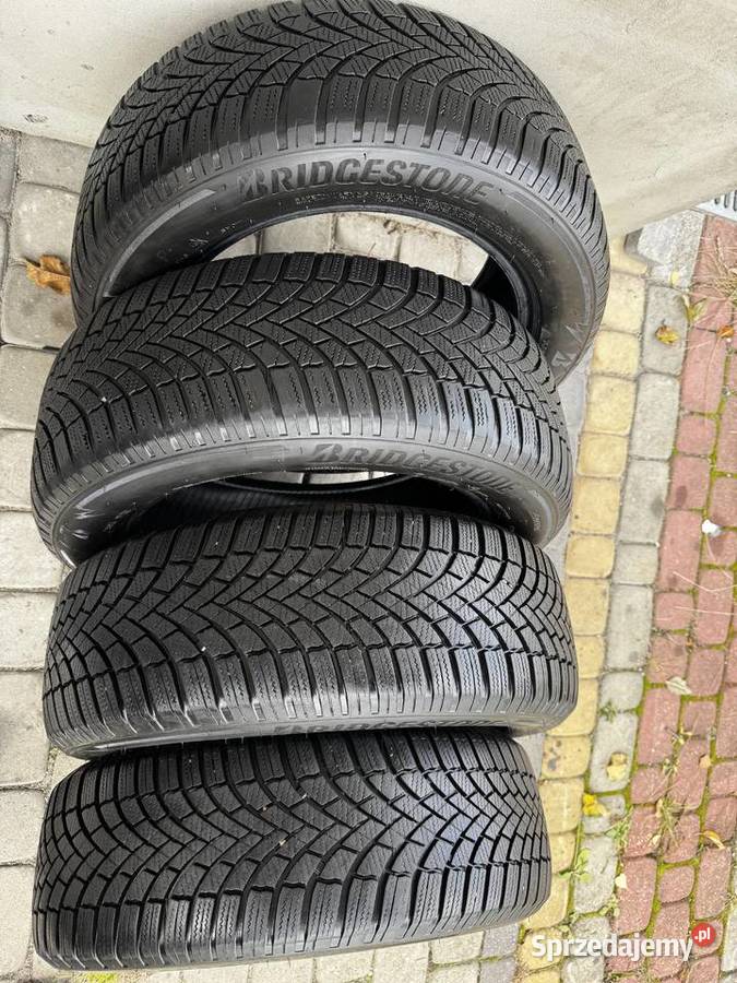 Opony zimowe Bridgestone 20555r16 Opony i felgi lubelskie Biłgoraj sprzedam