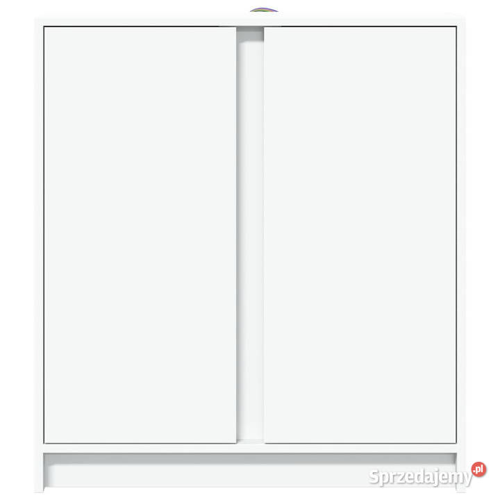 Szafka z LED biała 77x34x85 materiał Warszawa