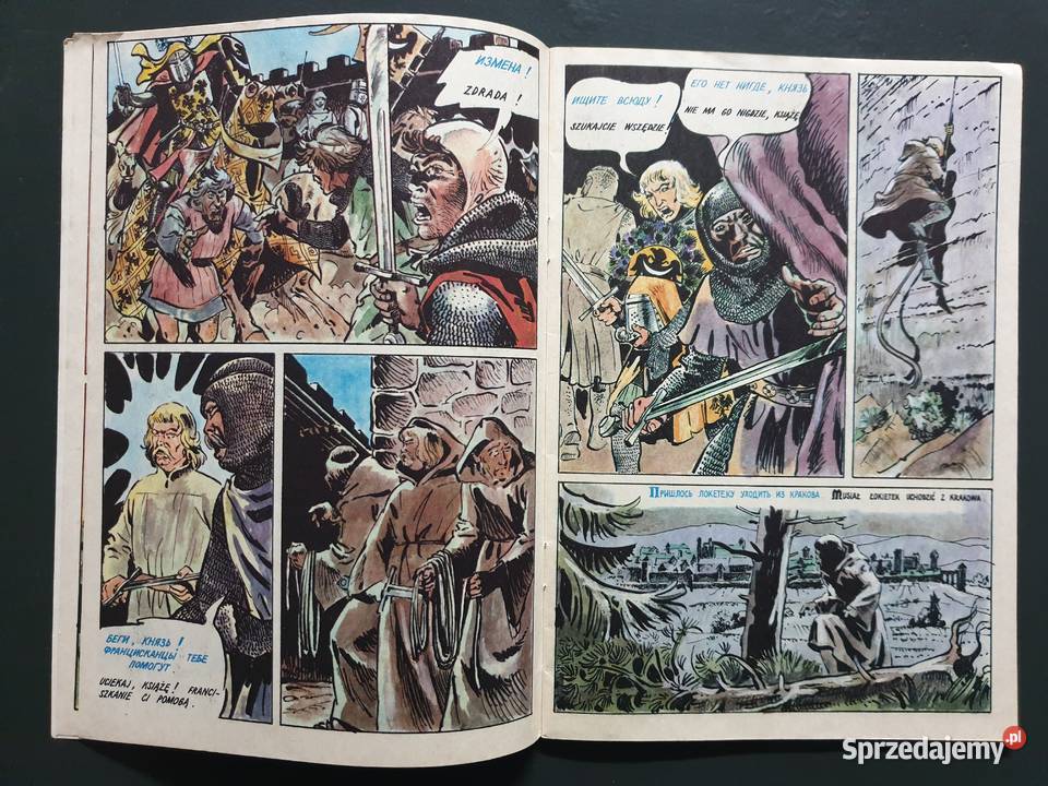 Władysław Łokietek komiks dwujęzyczny język Komiksy Gdynia
