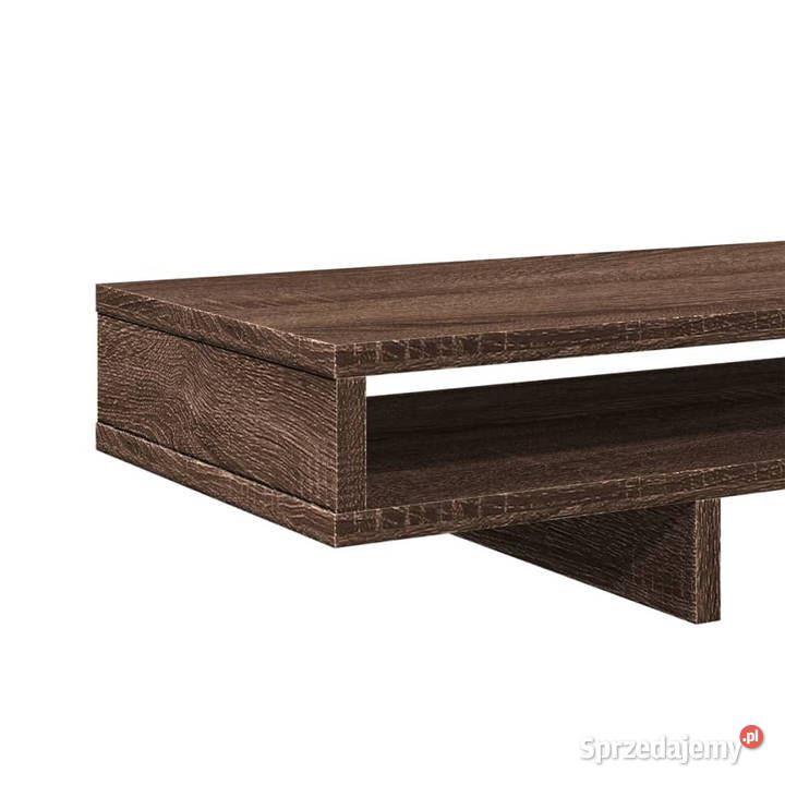 Podstawka pod monitor brązowy dąb 100x27x15 Pozostałe
