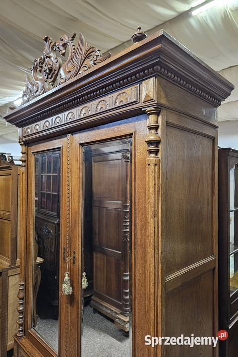 Dębowa szafa 75cm Szafy i garderoby Brójce