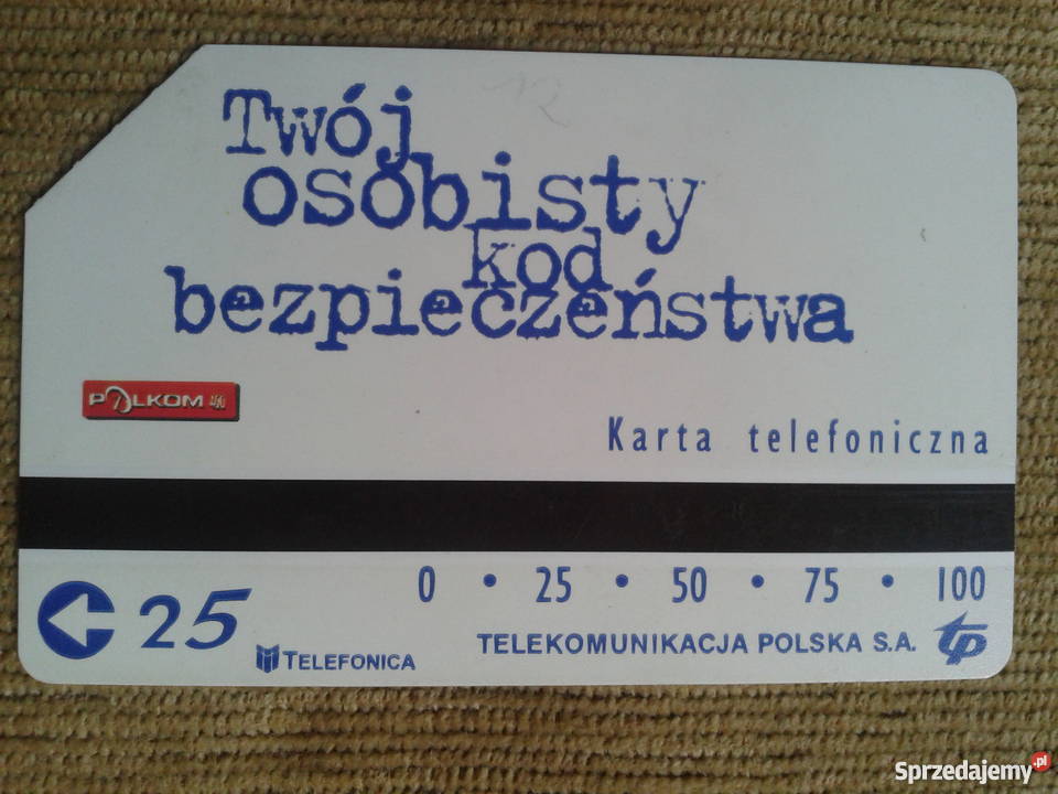 TWÓJ OSOBISTY KOD BEZPIECZEŃSTWA