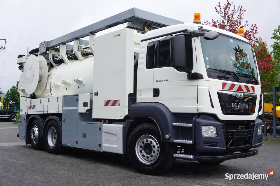MAN TGS 26360 E6 Zabudowa WUKO Rivard 18 m3 90 2 pierwszy właściciel Kraków