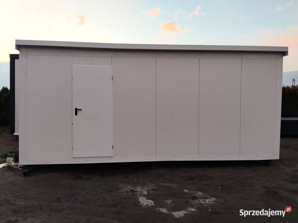 Kontener biurowy socjalny mieszkalny wc Budzisław Kościelny sprzedam