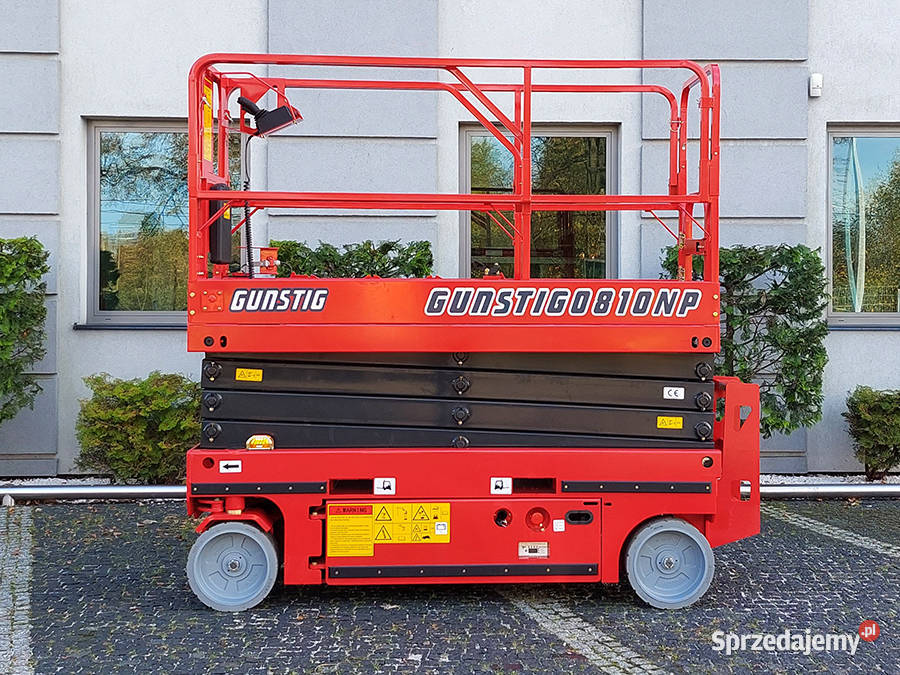 Podest nożycowy Gnstig 0810N 8 m 12 m robocze Kęty