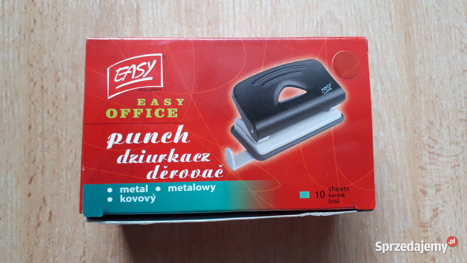 EASY Dziurkacz BORDOWY Dziurkuje 10 kartek Rybnik