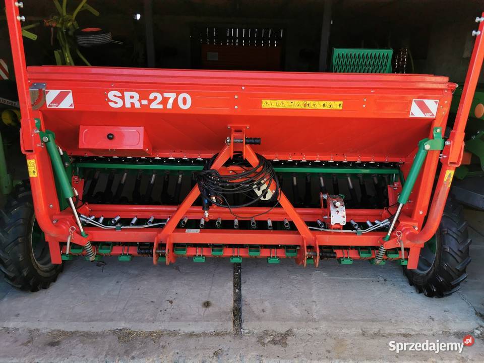 Siewnik Agro maszAgromasz SR270 dwutalerzowy Bełchatów