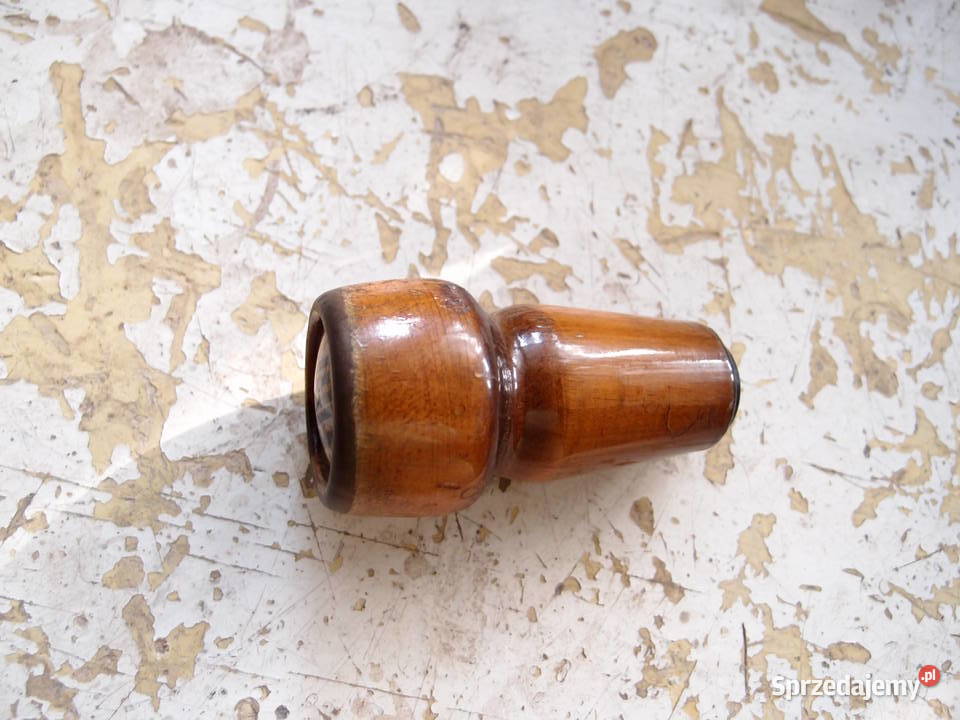 Drewniana gałka zmiany biegów FIAT produkcja PRL Łódź