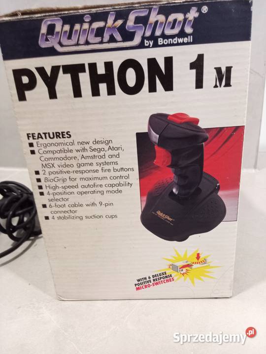 Stary kultowy joystick Python 1M Świdnica