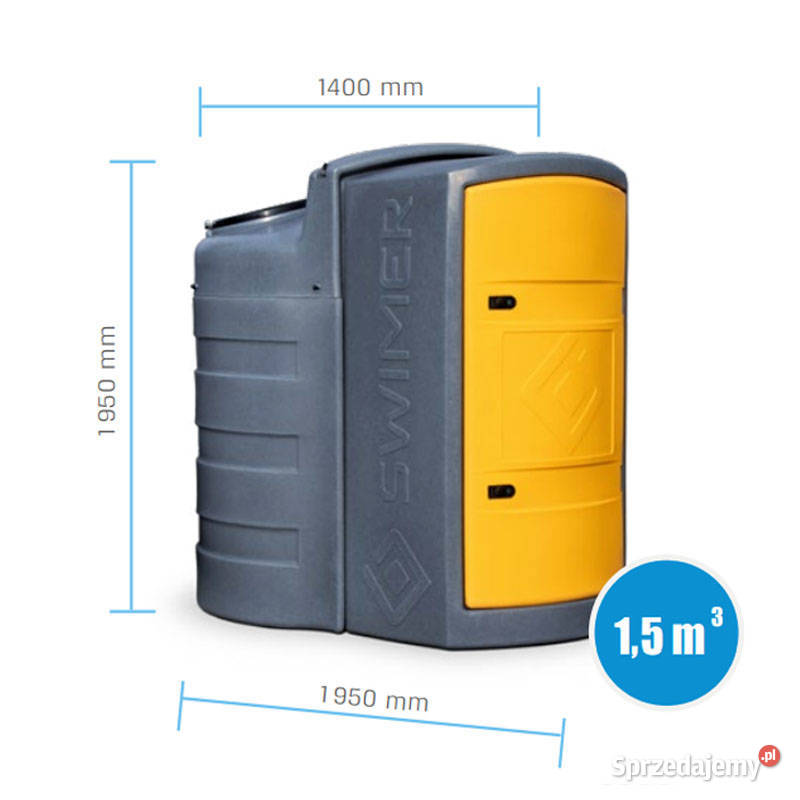 ZBIORNIK NA OLEJ NAPEDOWY 1500L SWIMER ZWIJAK