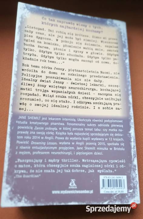 Zanim zniknęła Jane Shemilt thriller łódzkie Łódź