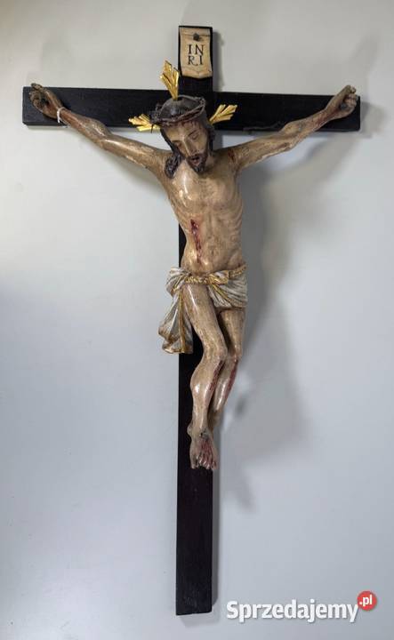 Krucyfiks Jezus na krzyżu rzeźba 100 wielkopolskie Poznań