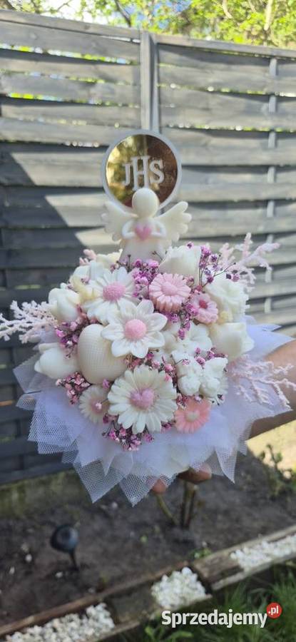 Kwiaty z Wosku Sojowego Świece Kraków