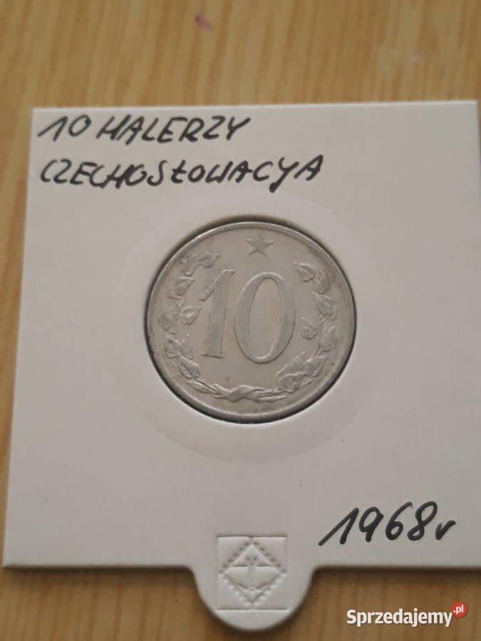 10 Halerzy Czechosłowacja 1967 i 1968 r Konin
