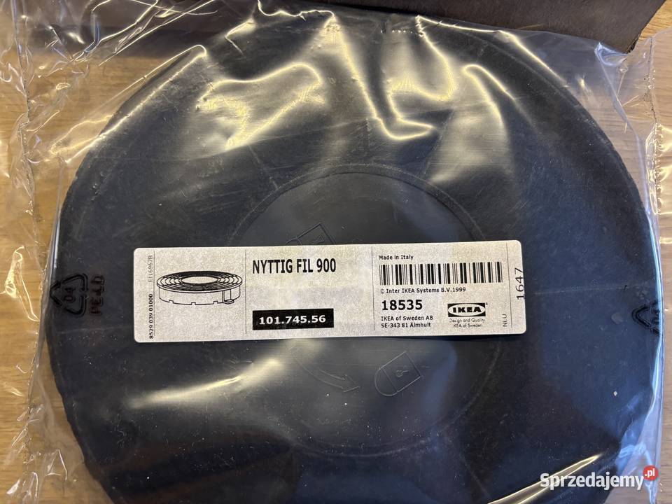 Filtr z węgla drzewnego Nyttig Fil 900 Szczecin