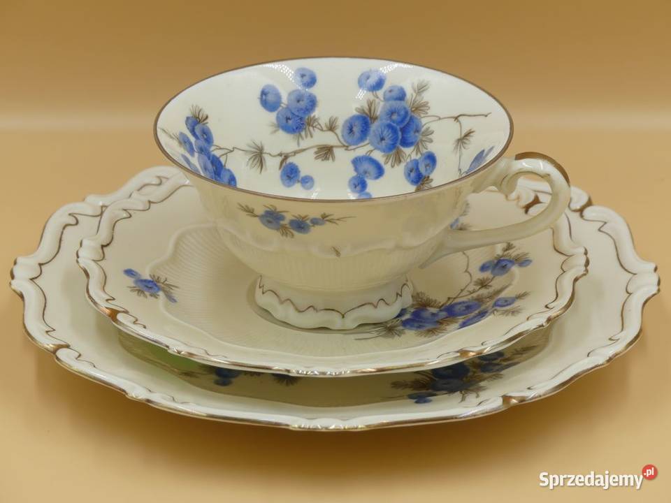 Komplet śniadaniowy Sorau niebieskie Mimose Poznań