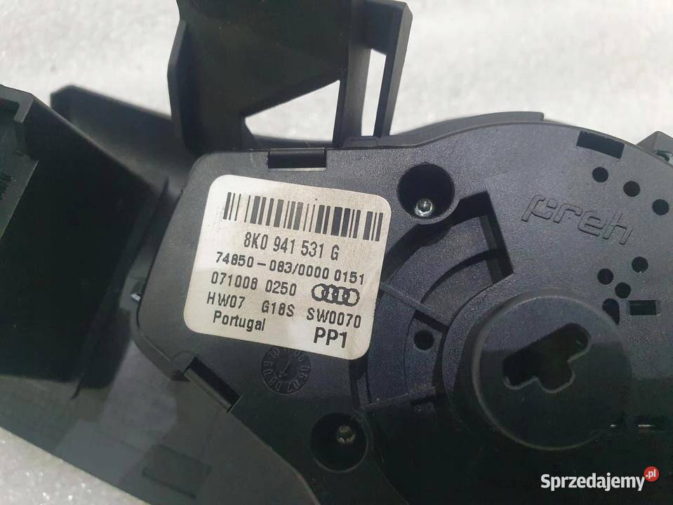 PRZEŁĄCZNIK ŚWIATEŁ AUDI A4 B8 8K0941531G 20TDI