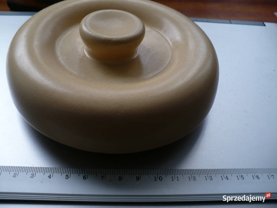 Pokrywka kamionkowa PRL dolnośląskie sprzedam