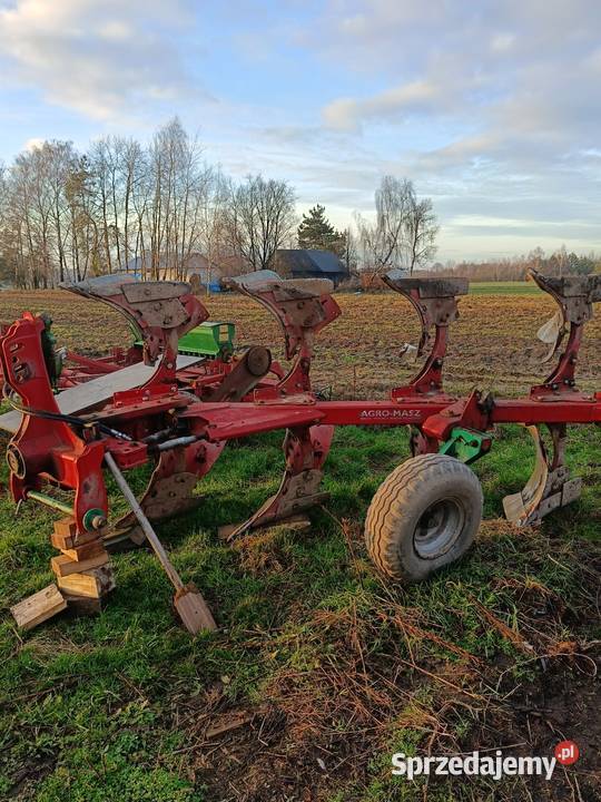 Pług obrotowy agro masz 4 skibowy Agromasz Pługi sprzedam