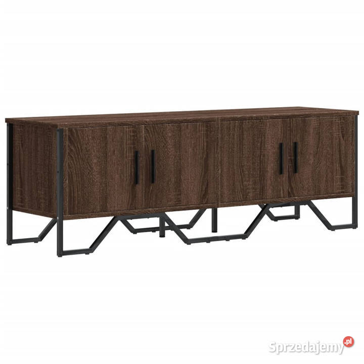 Szafka pod telewizor brązowy dąb 122x34x41 mazowieckie Warszawa