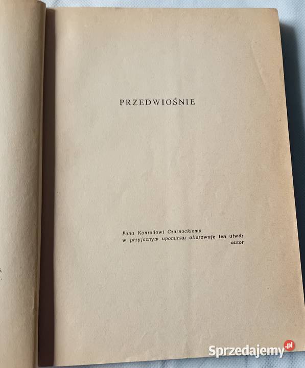 Stafan Żermski Utwory wybrane Tom V Przedwiośnie Koźminek