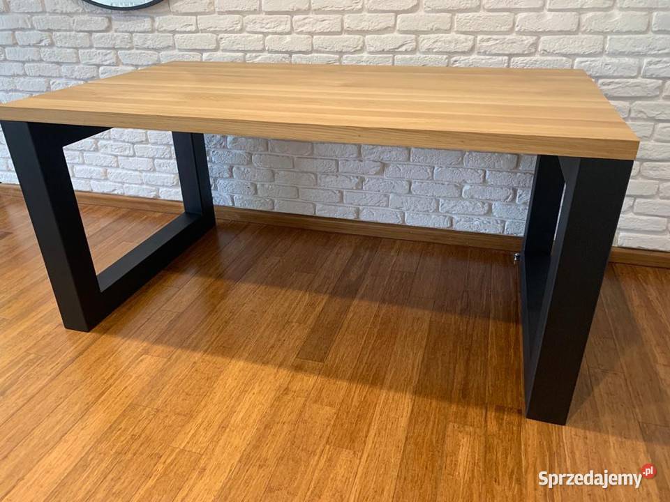 Stół dębowy w stylu loft świętokrzyskie Nowy Dziebałtów