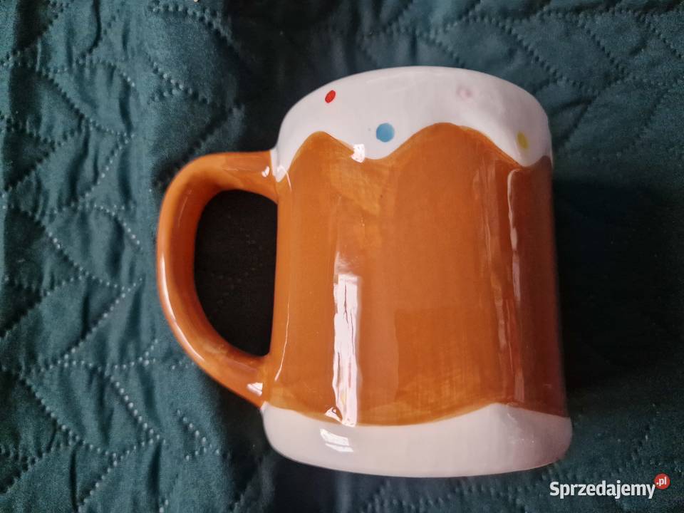 NOWY Kubek świąteczny ze zdobieniem 3D Smukee brązowy Wrocław