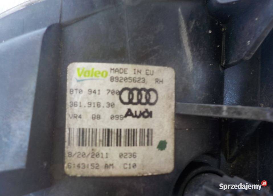 HALOGEN PRZECIWMGIELNY PRAWY LEWY AUDI A5 Oświetlenie Nowy Tomyśl