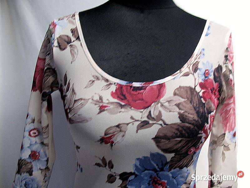 Body Bluzka Tshirt TOP 36 S Tanio biust 7590 różowy Moda i Styl mazowieckie Siedlce