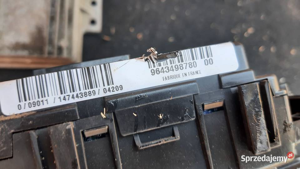 moduł BMS 9643498780 CITROEN PEUGEOT osobowe