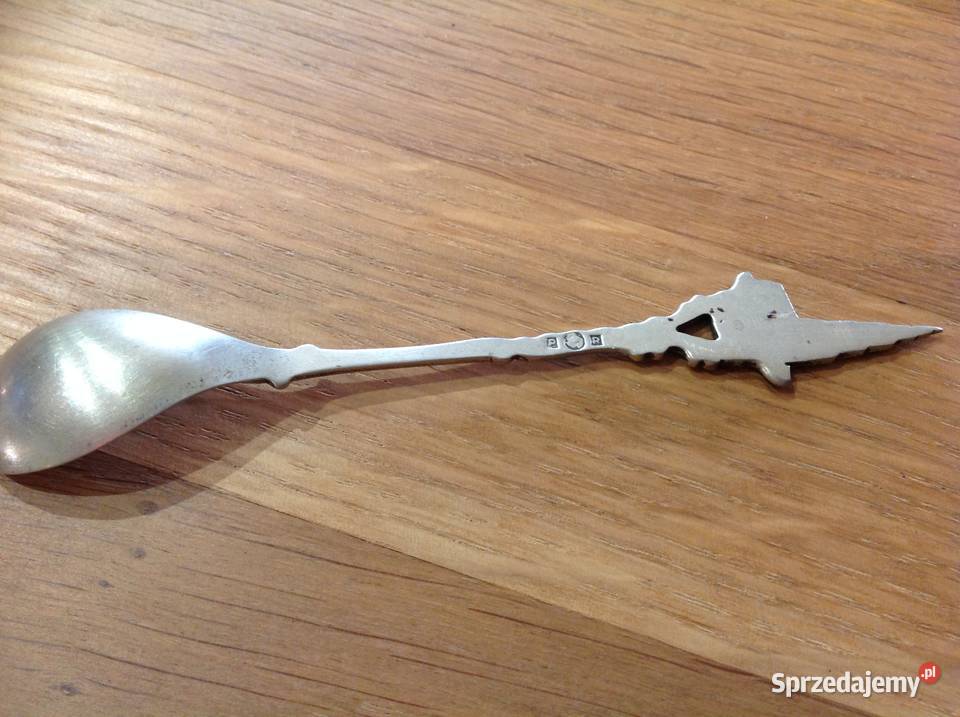 Mała Łyżeczka Srebrna STARA Sygnowana lubuskie Nowa Sól sprzedam