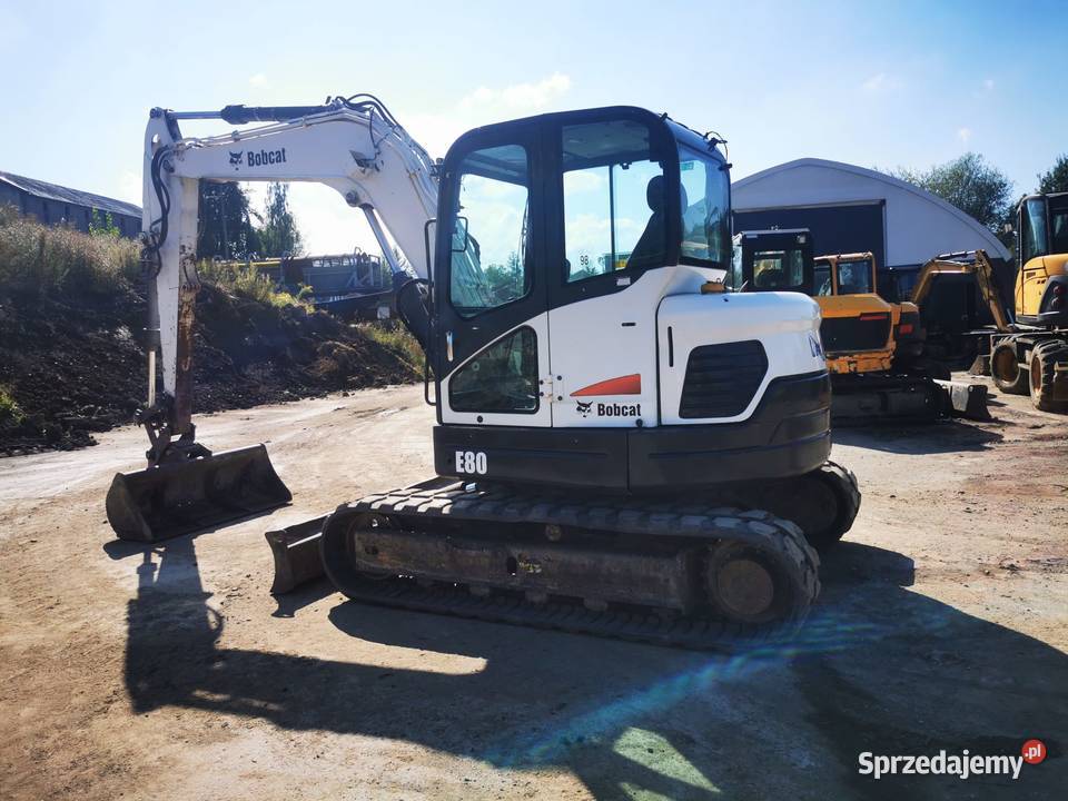 Bobcat E 80 Pług 3 Łyżki Klima Stan Cieszyn sprzedam