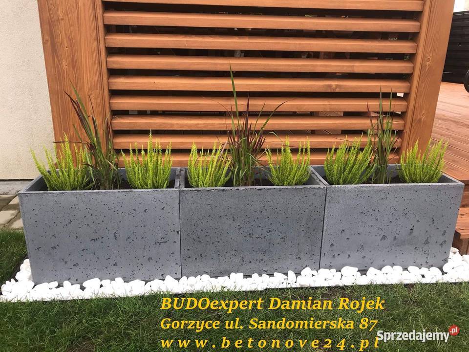 Donica ogrodowa tarasowa betonowa 40x40x40 beton Stalowa Wola sprzedam