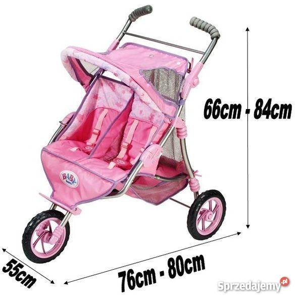 wózek Baby Born bliźniaków