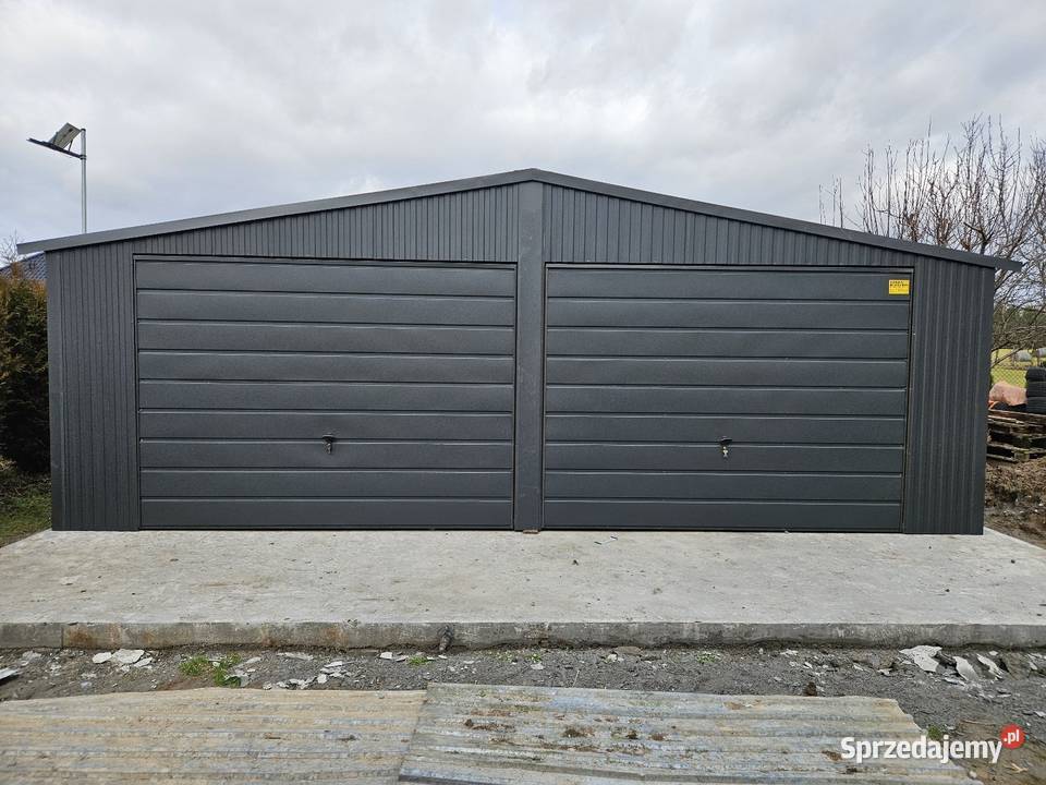 7x6 Garaże Blaszane Garaż Blaszany Blaszak Czarnożyły