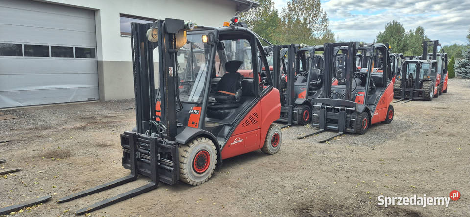 Wózek Widłowy Linde H30T 4 sekcje Pozycjoner Małkinia Górna