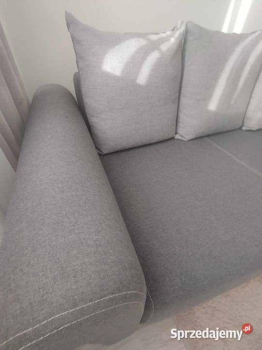 Kanapa 150 195 rozkładana sofa szeroka szara Łódź